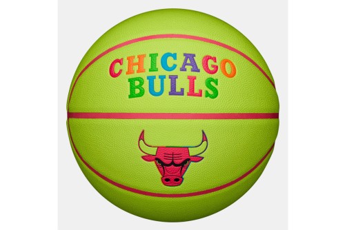 Wilson Nba Team Chicago Bulls Size 7 Μπάλα Μπάσκετ (WZ4037402XB7)