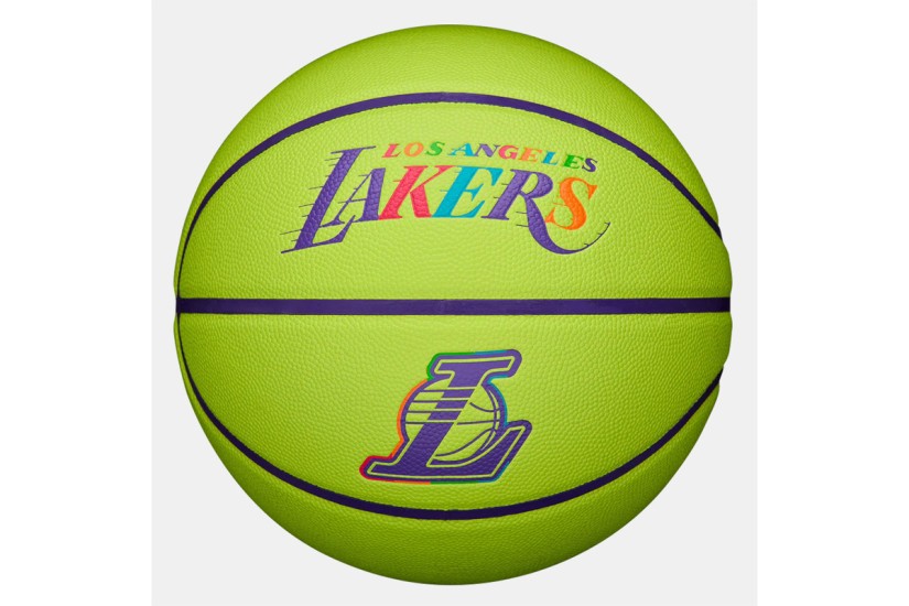 Wilson Nba Los Angeles Lakers Team Size 7 Μπάλα Μπάσκετ (WZ4037404XB7)
