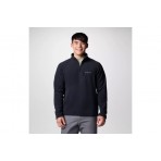 Columbia Fast Trek III Ανδρική Fleece Μακρυμάνικη Μπλούζα με Ψηλό Λαιμό Μαύρη