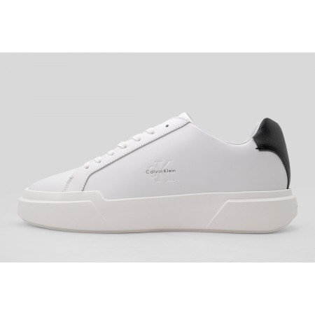 Calvin Klein Avenue Smooth Leather Logo Sneakers 