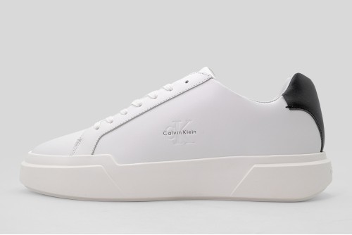 Calvin Klein Avenue Leather Logo Sneakers (YM0YM01344 01W)