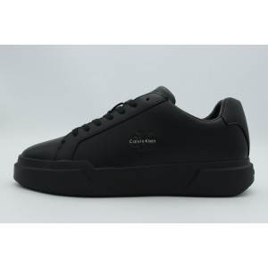 Calvin Klein Leather Signature Logo Sneakers (YM0YM01344 0GJ)