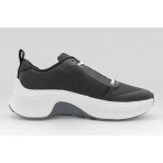 Calvin Klein Emblem Logo Chunky Runner Ανδρικά Sneakers Μαύρα, Λευκά