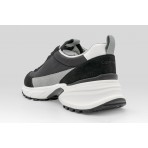 Calvin Klein Trailblazer Suede Runner Ανδρικά Sneakers Μαύρα, Λευκά