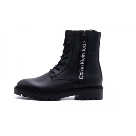 Calvin Klein Combat Mid Laceup Boot Zip Wn Μποτάκια Μόδας 