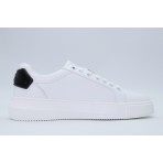 Calvin Klein Leather Trainers Sneakers Λευκά, Μαύρα