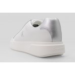 Calvin Klein Avenue Leather Silver Tab Sneakers (YW0YW01948 0LC)