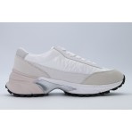 Calvin Klein Suede Trainers Γυναικεία Sneakers Λευκά, Μπεζ, Ροζ