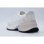 Calvin Klein Suede Trainers Γυναικεία Sneakers Λευκά, Μπεζ, Ροζ