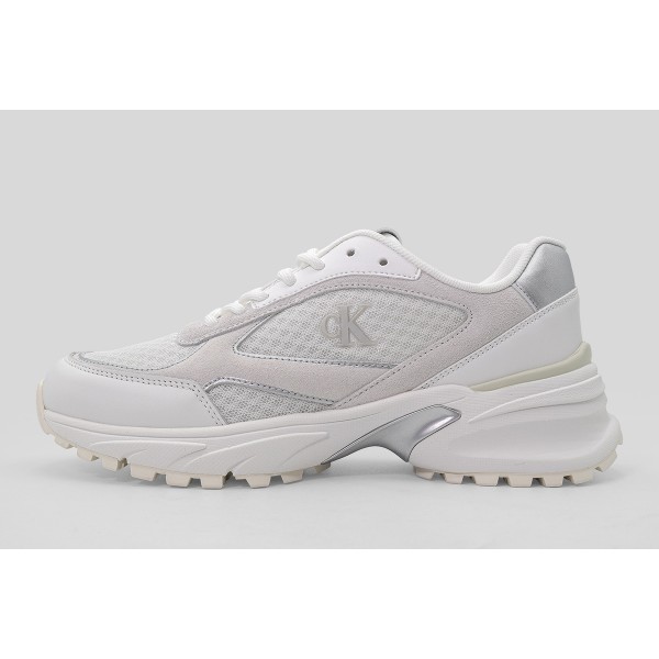 Calvin Klein Leather And Breathable Mesh Sneakers (YW0YW02009 0LC)