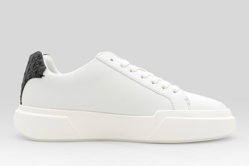 Calvin Klein Avenue Smooth Leather Logo Sneakers (YW0YW02036 01W)