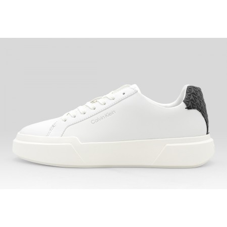 Calvin Klein Avenue Smooth Leather Logo Γυναικεία Sneakers