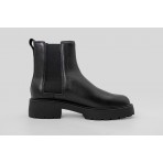 Calvin Klein Leather Chunky Square Toe Chelsea Μποτάκια Μόδας (YW0YW02072 BEH)
