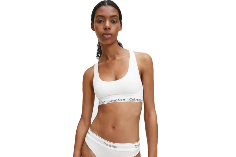 Calvin Klein Modern Cotton Γυναικείο Μπουστάκι Λευκό