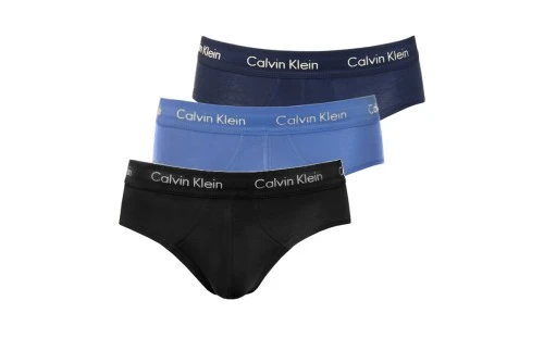 Calvin Klein Cotton Stretch Εσώρουχο Σλιπ Ανδρικό 3-Τεμάχια (0000U2661G 4KU)