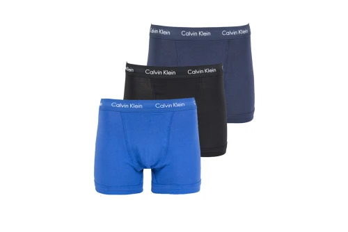 Calvin Klein Cotton Stretch Εσώρουχο Boxer Ανδρικό 3-Τεμάχια (0000U2662G 4KU)