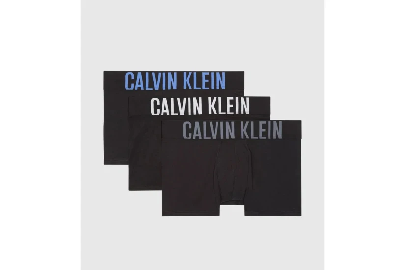 Calvin Klein Intense Power Ανδρικά Εσώρουχα Μπόξερ Μαύρα 3 Τεμάχια