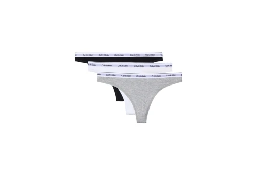 Calvin Klein Icon Logo Εσώρουχο String 3-Τεμάχια (000QD5209E MPI)