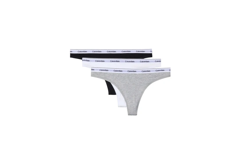 Calvin Klein Icon Logo Εσώρουχο String 3-Τεμάχια (000QD5209E MPI)