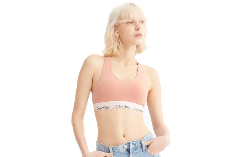 Calvin Klein Unlined Γυναικείο Bralette Ροζ