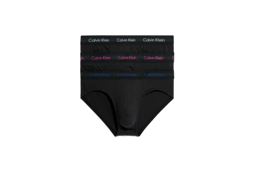 Calvin Klein Cotton Stretch Εσώρουχο Σλιπ Ανδρικό 3-Τεμάχια (000U2661G CAQ)