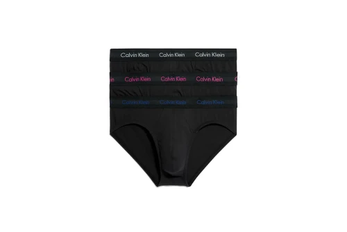 Calvin Klein Cotton Stretch Εσώρουχο Σλιπ Ανδρικό 3-Τεμάχια (000U2661G CAQ)