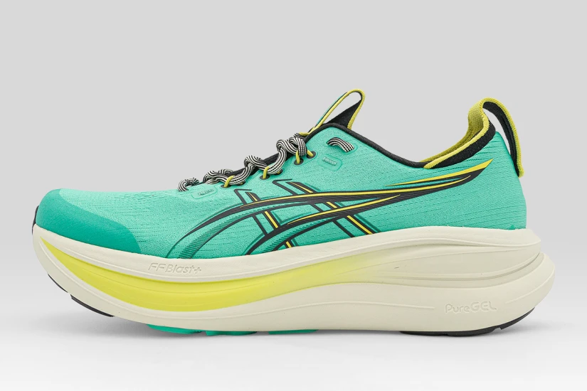 ASICS Gel-Nimbus 28 Ανδρικά Αθλητικά Παπούτσια Trail Running Τυρκουάζ, Λευκά, Κίτρινα