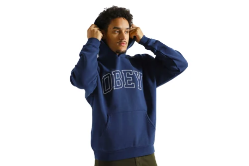 Obey Institute Extra Heavy  Hoodie Ανδρικό (112470195 ACADEMY NAVY)