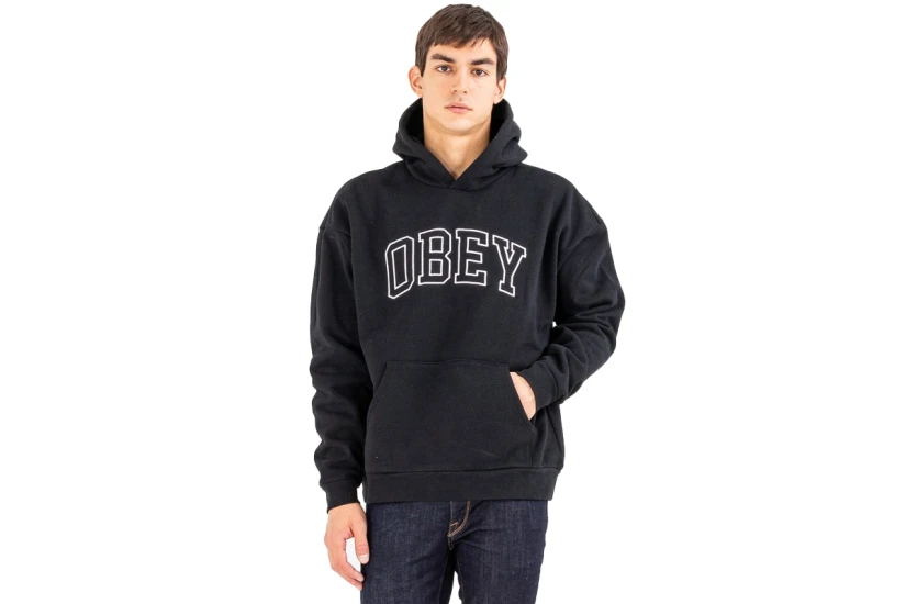 Obey Institute Extra Heavy  Hoodie Ανδρικό (112470195 BLACK)