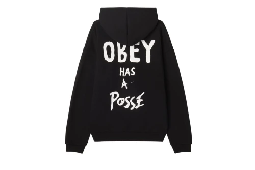 Obey Posse Extra Heavy Hoodie Ανδρικό (112470231 BLACK)