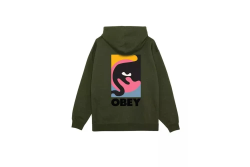 Obey Quarter Icon Premium Hoodie Ανδρικό (112844193 DEEP LICHEN GREEN)