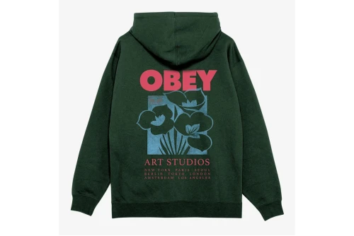 Obey Art Studio Flowers Premium Hoodie Ανδρικό (112844234 BOTANICAL GARDEN)