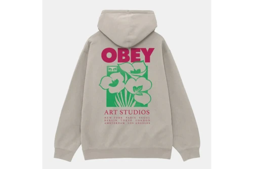 Obey Art Studio Flowers Premium Hoodie Ανδρικό (112844234 MOONSTRUCK)
