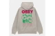 Obey Art Studio Flowers Premium Ανδρικό Φούτερ με Κουκούλα Μπεζ
