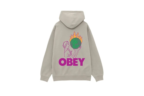 Obey World In Flames Premium Hoodie Ανδρικό (112844236 MOONSTRUCK)
