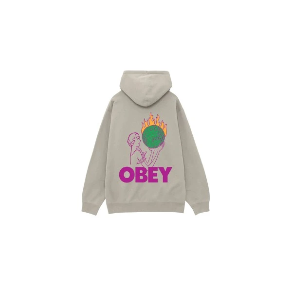 Obey World In Flames Premium Hoodie Ανδρικό (112844236 MOONSTRUCK)