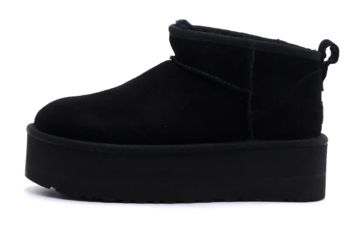 Ugg Classic Ultra Mini Platform Μποτάκια Μόδας (1135092 BLK)