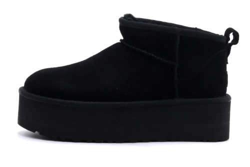Ugg Classic Ultra Mini Platform Μποτάκια Μόδας Γυναικεία (1135092 BLK)