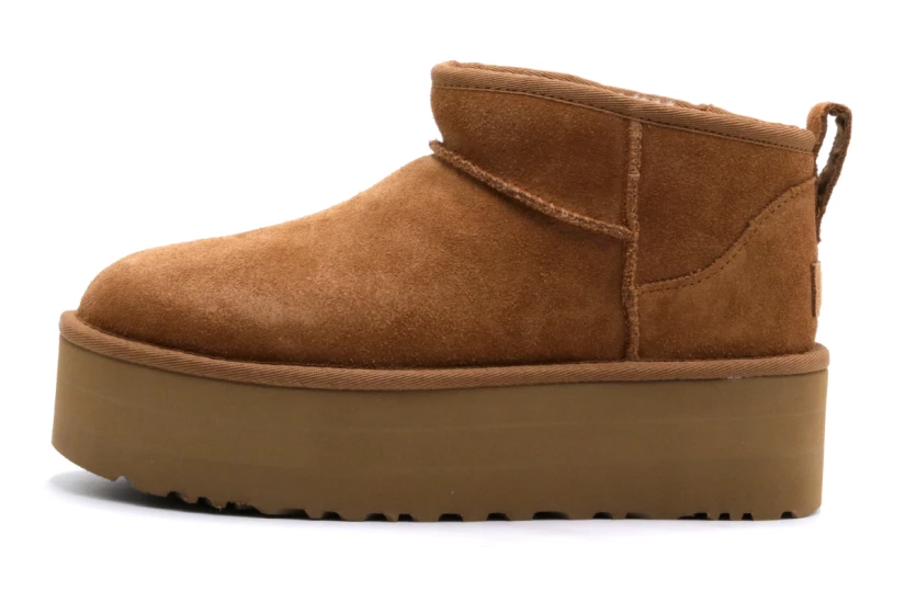 Ugg Classic Ultra Mini Platform Γυναικεία Μποτάκια Καφέ