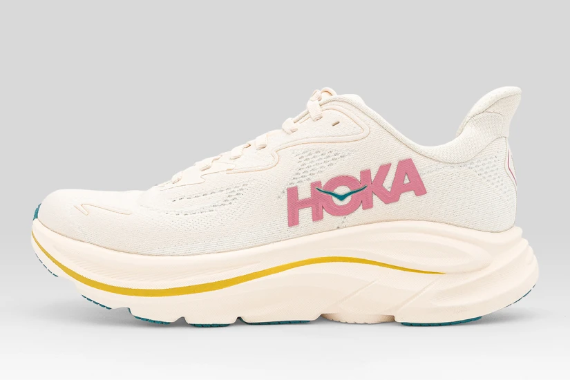 Hoka One One Clifton 10 Αθλητικά Παπούτσια για Τρέξιμο Εκρού, Σάπιο Μήλο