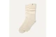 Ugg Tyla Slouchy Crew II Γυναικείες Ψηλές Κάλτσες Εκρού 1 Ζευγάρι