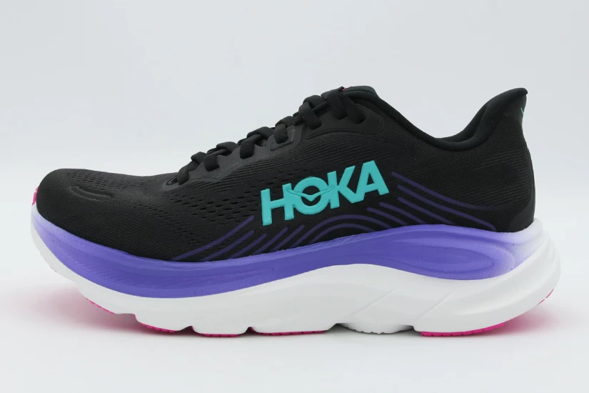 Hoka One One Clifton 11 Γυναικεία Αθλητικά Παπούτσια για Τρέξιμο Μαύρα, Μωβ, Τυρκουάζ, Λευκά