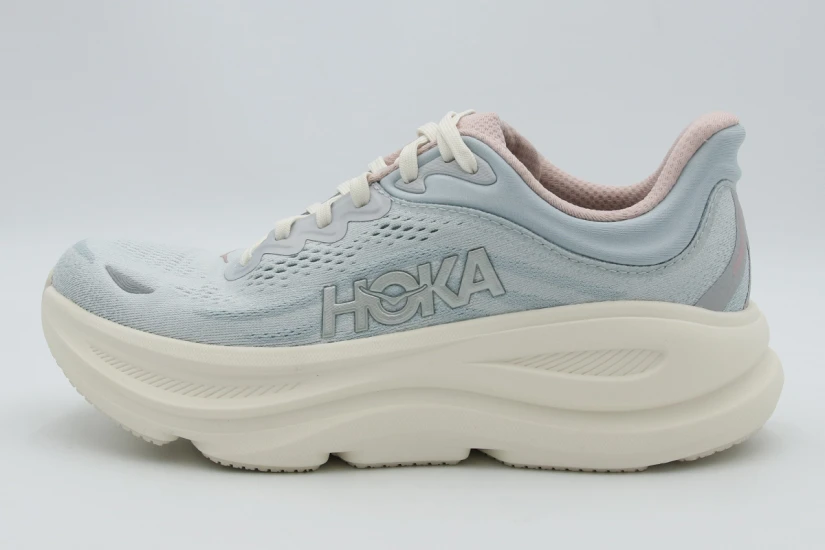 Hoka One One Bondi 9 GLM Γυναικεία Αθλητικά Παπούτσια για Τρέξιμο Σιέλ, Ροζ, Εκρού