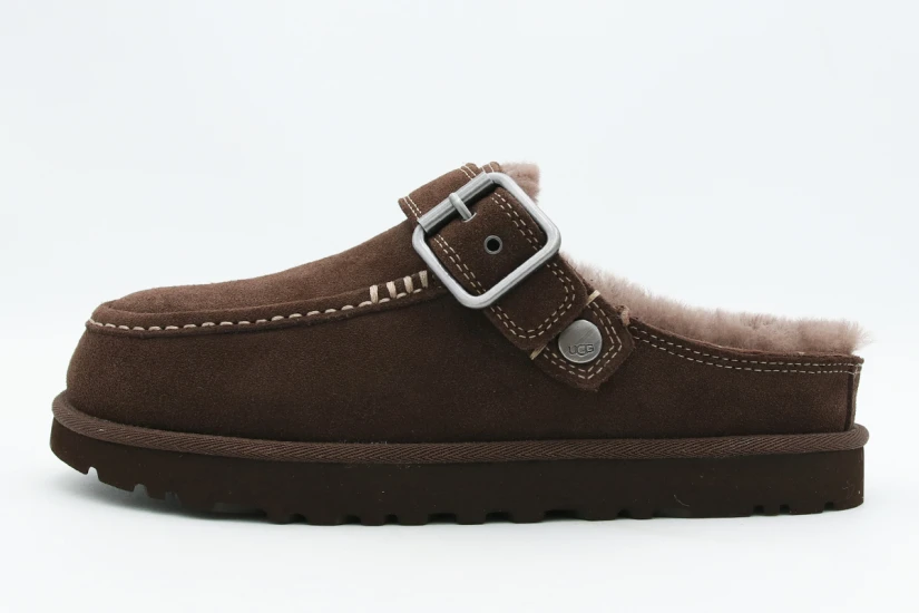 Ugg Goldenstar Evelina Clog Γυναικείες Παντόφλες Καφέ