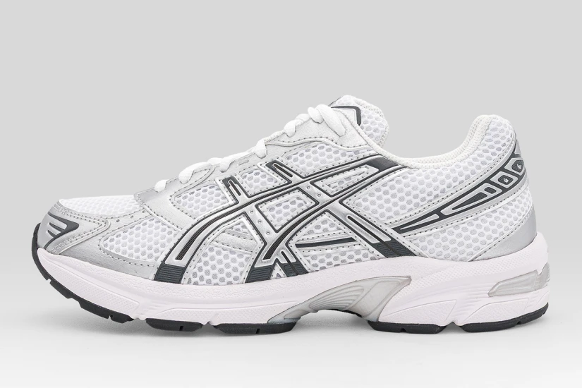 ASICS Gel-1130 Sneakers Λευκά, Μαύρα, Ασημί