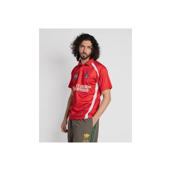 Obey Soccer Jersey Polo Ανδρικό (131080372 RED MULTI)