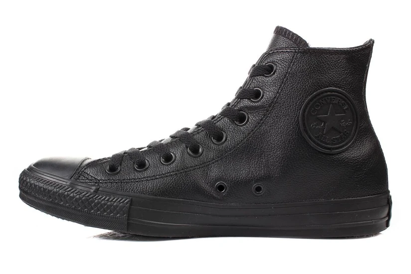 Converse Chuck Taylor All Star Leather Sneakers Μαύρα