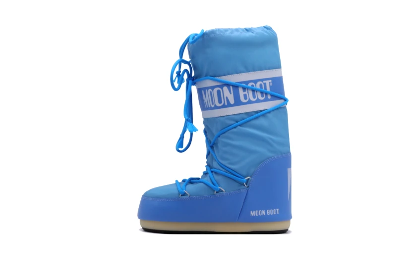 Moon Boot Icon Γυναικείες Μπότες Χιονιού Γαλάζιες