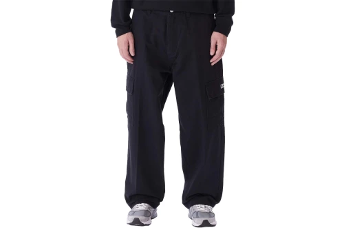 Obey Bigwig Baggy Twill Cargo Pant Παντελόνι Cargo Ανδρικό (142020217 BLACK)