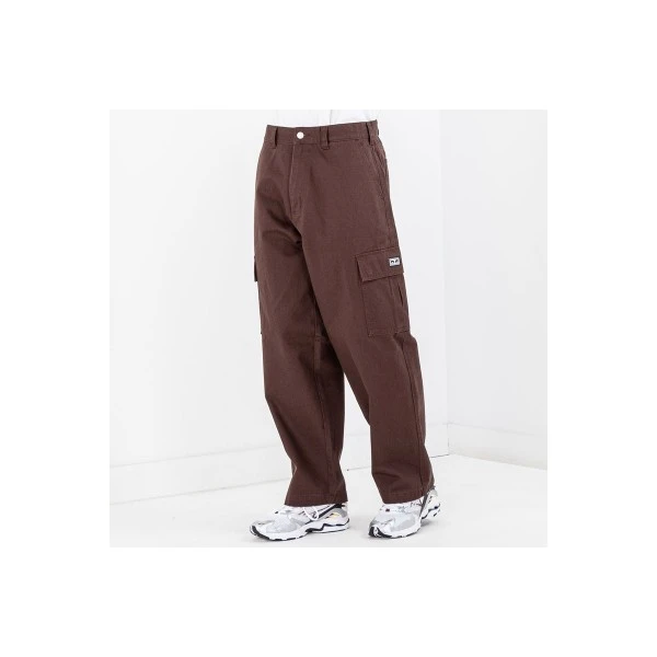 Obey Bigwig Baggy Twill Cargo Pant Παντελόνι Cargo Ανδρικό (142020217 JAVA BROWN)